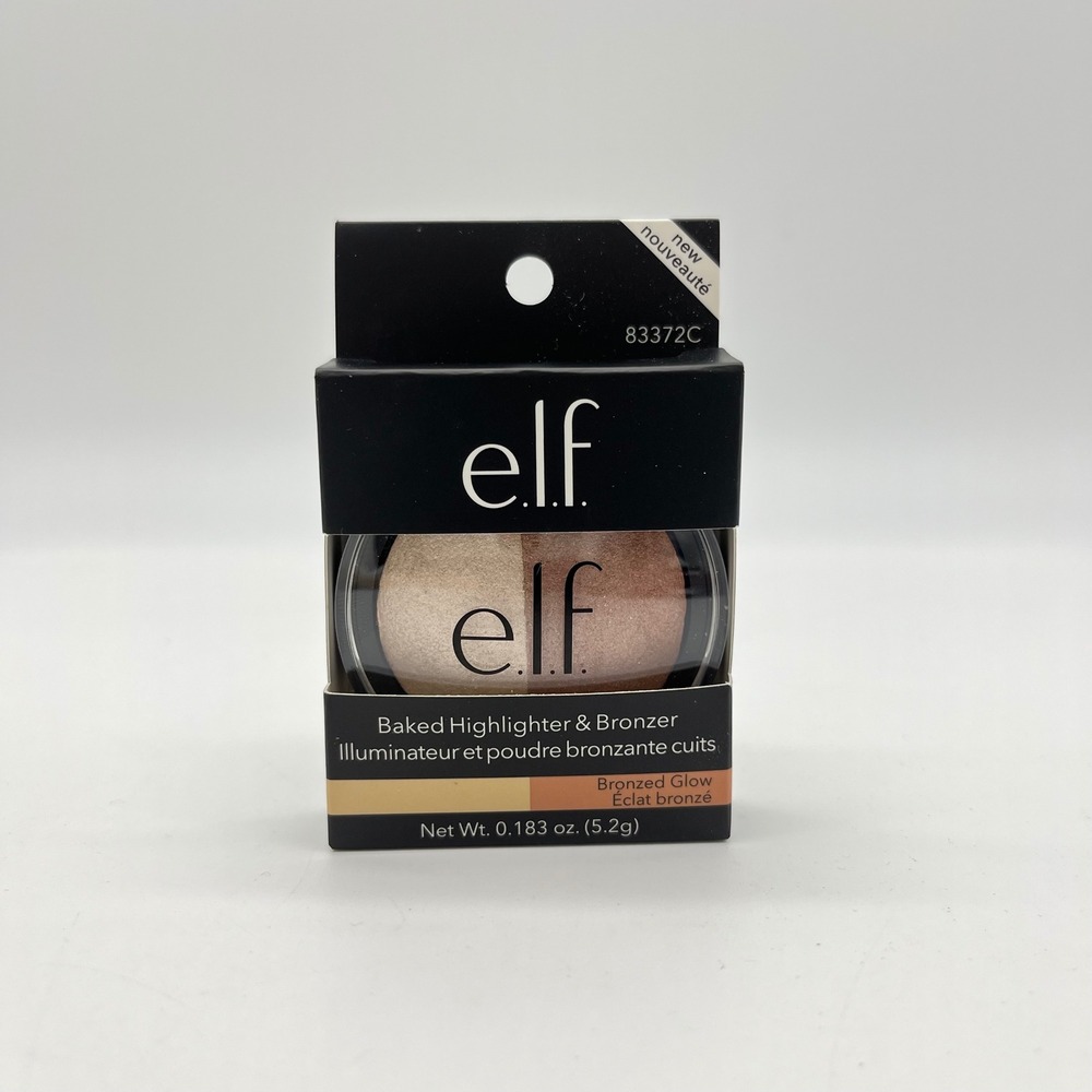 ELF Baked Highlighter‎ Bronzer Duo Bronzed Glow 83372C  DISCONTINUED NOS Make Up